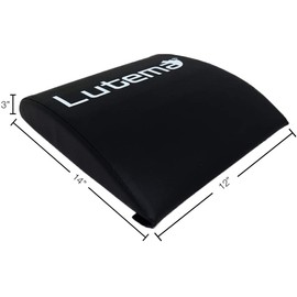 LUTEMA Cojín de Soporte para Abdominales Acolchonado Perfecto para Gimnasio Yoga Uso en Casa Terapia Física Anti-Deslizante