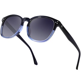 Bircenpro Polarised Retro Sunglasses for Women - 100% UV Protection Classic Round Sunglasses Polarised for Women for Driving and Fishing, E