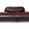 OKKO Billiard Pool Cue Hard Round Case 1x1 (Burgundy)
