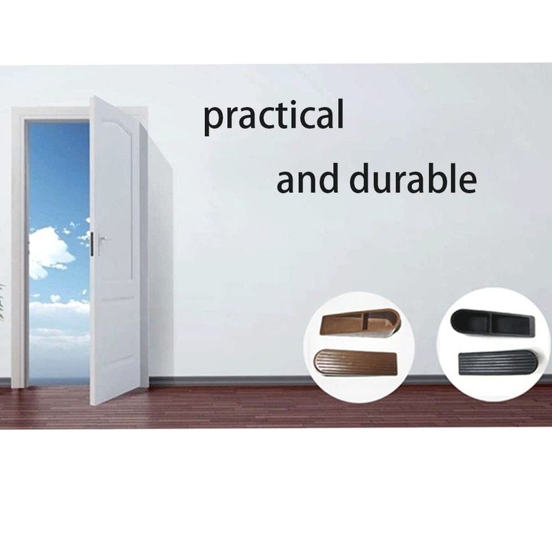 Door Stop Rubber Door Stop Non-Slip Wall Protector for Carpet,