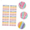 SEWACC 8 Sheets Confetti Strip Wall Decal Stickers Mini Sprinkles