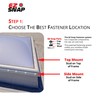 EZ Snap Skylight Shades No Drill – 8'' x 8''