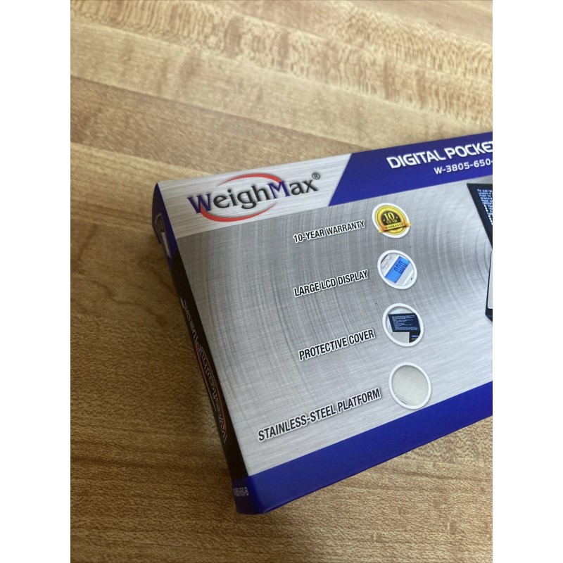 Weighmax W-3805-650 Black Digital Pocket Scale 650g x 0.1g New