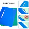 File Folder Set, Colourful, Stapler with Labelling Field, A4, Transparent
