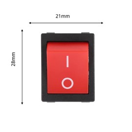 DEWIN Rocker Switch, 1 Piece Soldering Machine Welding Machine Boat Type 4-Pin On/Off Switch Rocker Switch 30A