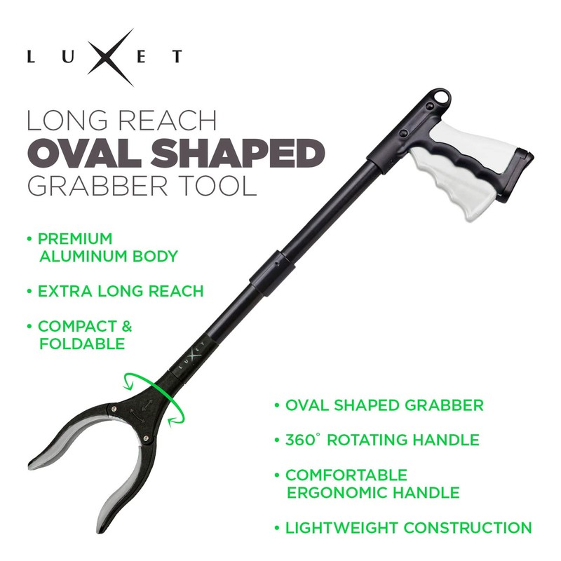Grabber Reacher Tool 19 Inch Long, Foldable Pick Up Stick