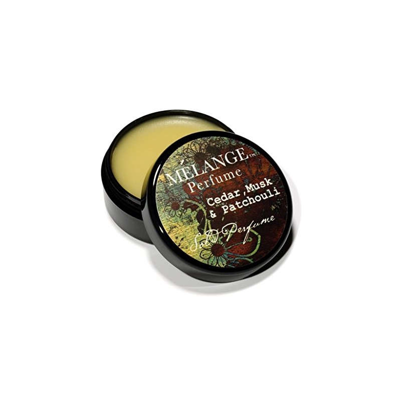 Melange Cedar, Musk & Patchouli Solid Perfume Single .56 ounces