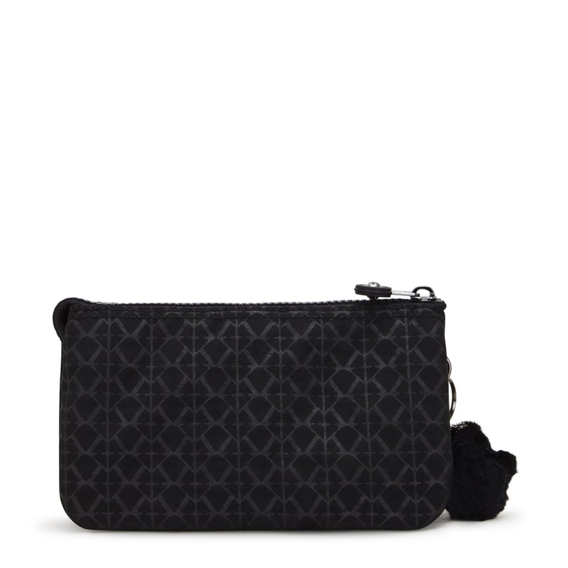Kipling Creativity L Large Purse, Pouches, Cases, Signature Emb (Black)