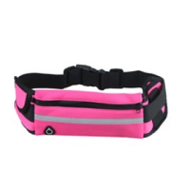 Hot Selling Outdoor Lightweight Fashion Waist Bag Running Equipment Travel Waterproof Phone Waist Belt Packcolor: Rose
