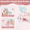 2 Pairs of Training Chopsticks, Plastic Chopsticks for Children, 17.6