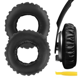 Geekria QuickFit Replacement Ear Pads for Sony MDR-XB500 Headphones Ear Cushions, Headset Earpads, Ear Cups Cover Repair Parts (Black)