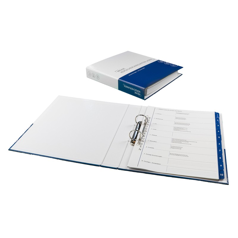 Subject Ring Binder with Tabs/Dividers - Insurance - Optimal Structure
