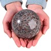 MOGEMT Large Yooperlite Sphere Natural Yooperlite Stone Healing Crystal Ball