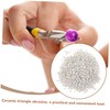 BUGUUYO Polishing Media Abrasive Ceramic Triangle Abrasive DIY Jewelry Tumbling