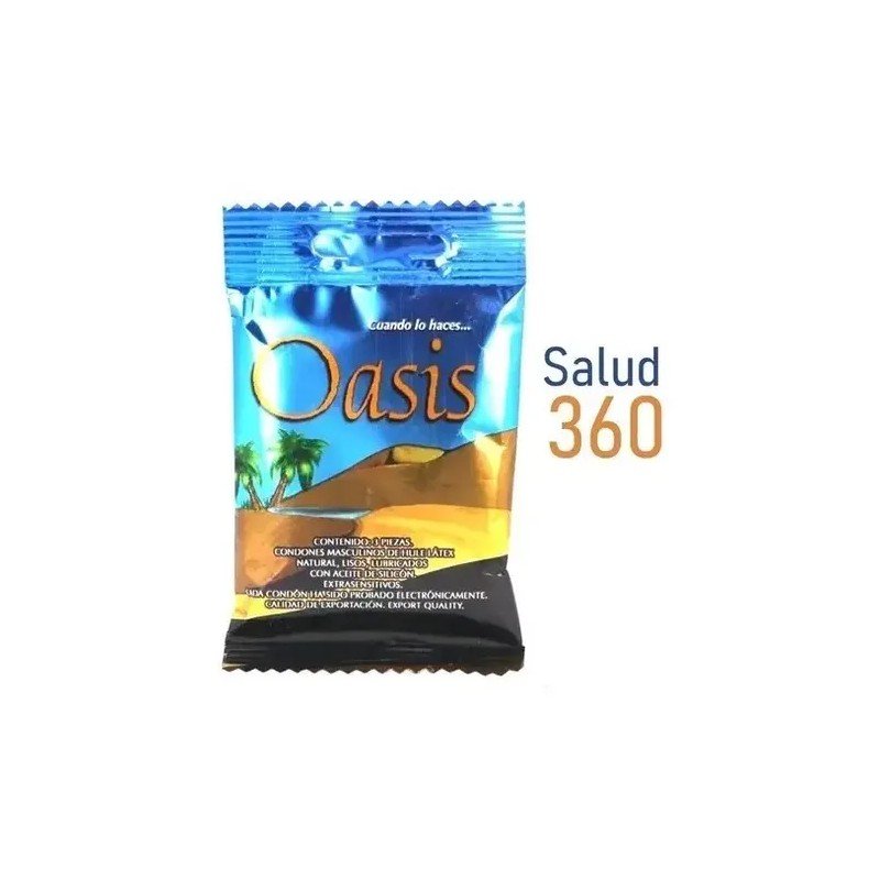 Preservativos Masculinos Oasis, 100 Piezas Dl
