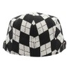 Wovanoo Newsboy Cap Plaid Print Flat Caps for Men Ivy