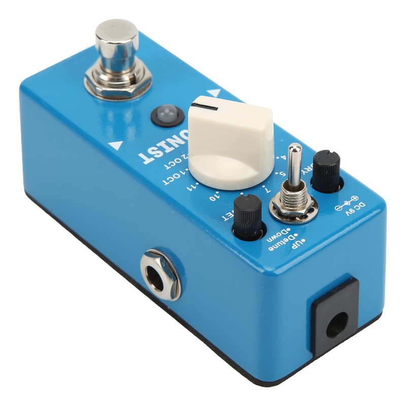 Digital Chip Effect Pedal Metal Blue Guitar Transpose Effects Pedals