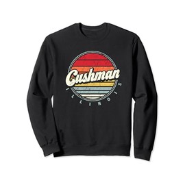 Retro Cushman Home State Cool 70s Style Sunset Sweatshirt