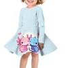 Guosanchn Girls Axolotl A Line Swing Twirly Skater Tunic Long