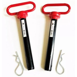 Goliath Industrial Tool 5 GOLIATH INDUSTRIAL RED HANDLE 7/8 X 7" TRACTOR HITCH PINS WAGON TRAILER RHP78L
