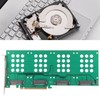 Riser Card PCIE3.0 X16 M.2 U.2 SSD Hard Drive Expansion