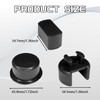 Hrificing 4PCS Car Tailgate Hinge Kit Tailgate Bushing Insert Kit,