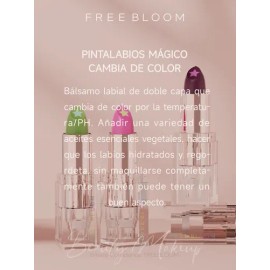 Barra De Lapiz Labial Mágica Que Cambia De Color De Freebloo                                                                                          