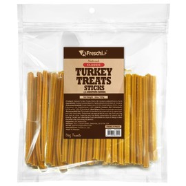 Afreschi Turkey β-Carotene Stick Dog Treats – 16 oz, USA-Sourced, All-Natural, Hypoallergenic, Low-Fat, Healthy & Easily Digestible, Puppy & Training Snack