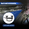 Tuxihapp 4PCS Roof Box U-Bolt Clamps, Car Roof Rack Metal