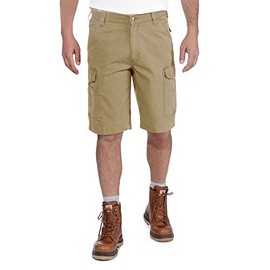 Carhartt Men's Relaxed 11" Rigby Cargo Short, Dark Khaki, W44