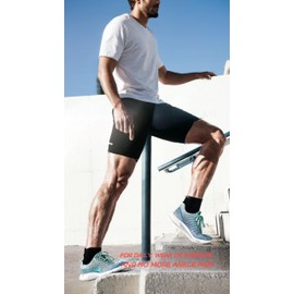 Honwor Adjustable Ankle Support 2 Pack for Sports & Running - Elastic Compression Brace for Sprained Ankle, Achilles Tendon. Enhanced Comfort & Stability.