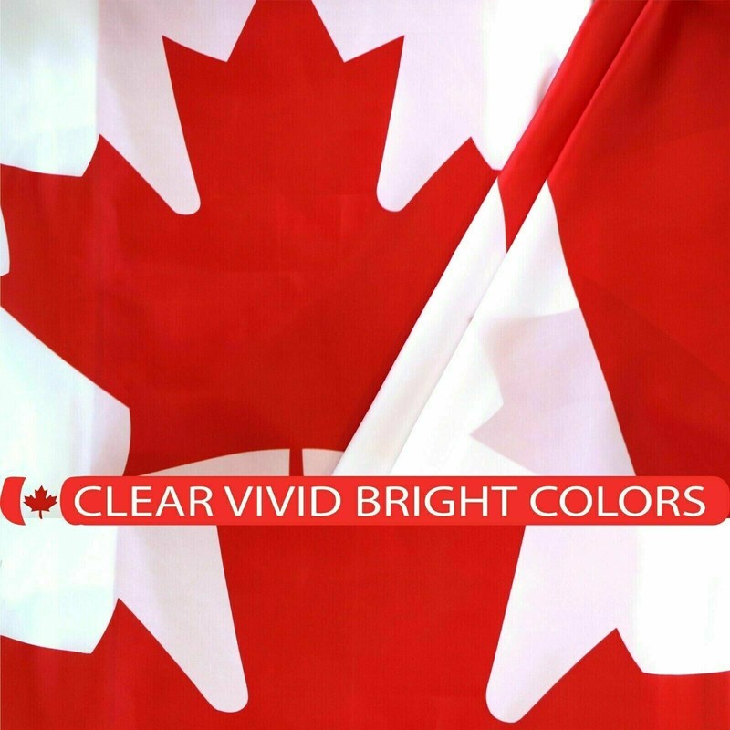 Inkcredibleprinting Canadian Flag 3 x 5 ft Polyester Canada Maple