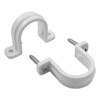Jiozermi 10 Pcs White 3/4 Inch PVC Pipe Clamps, 2