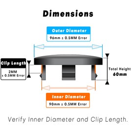 GTOWNWORKS for Tacoma Tundra Sequoia 96mm/3.78in Wheel Center caps 4Runner FJ Center Hubcaps | 4 Pack Silver Center Cover Replacement