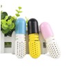 Baluue 2pcs Capsule Shaped Deodorizer Moisture Absorber for Shoes Suitcases