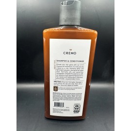 Cremo 2-in-1 Shampoo & Conditioner, Bourbon & Oak, 16 fl oz