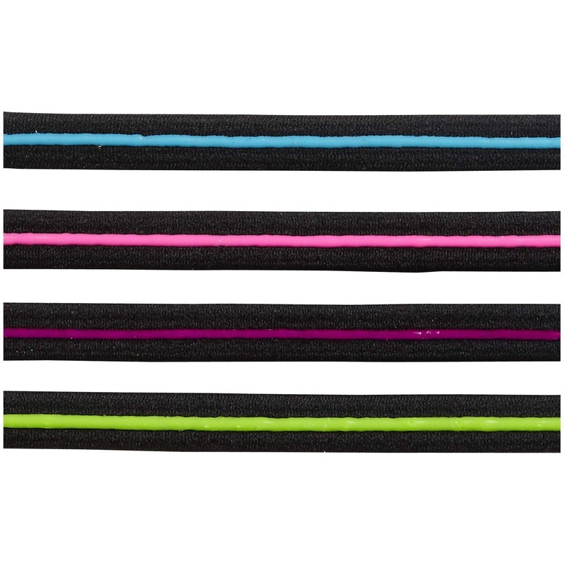Scunci Everyday and Active No Slip Grip Contrast Silicone Headwraps,4