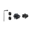 Funn Pedal Pins Studs for Black Magic Pedals (Black)