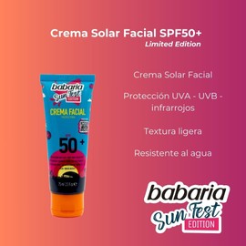 BABARIA Sun Firm Cream Facial Protector SPF50 75 ml
