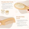 Cepillo para Cabello Bebe 4 Piezas, Peine para Bebe