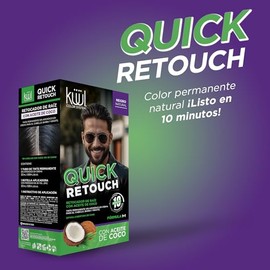 KÜÜL Quick Retouch – Tinte para Cabello sin Amoníaco, Retoque Rápido de Canas para Cabello, Barba y Bigote, Fórmula Práctica, Ideal para Retoques Expr