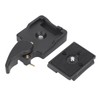 Alloy Quick Release Plate Adapter with 3/8in to 1/4in Screw