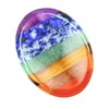 Chakra Worry Stone for Anxiety, 7 Chakra Crystals Healing Stones,