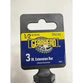 Gearhead GH6100 1/2" Drive 3" Extension Bar