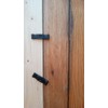 Black Turn Buttons with Screws 50mm (2 Inch) for Shed