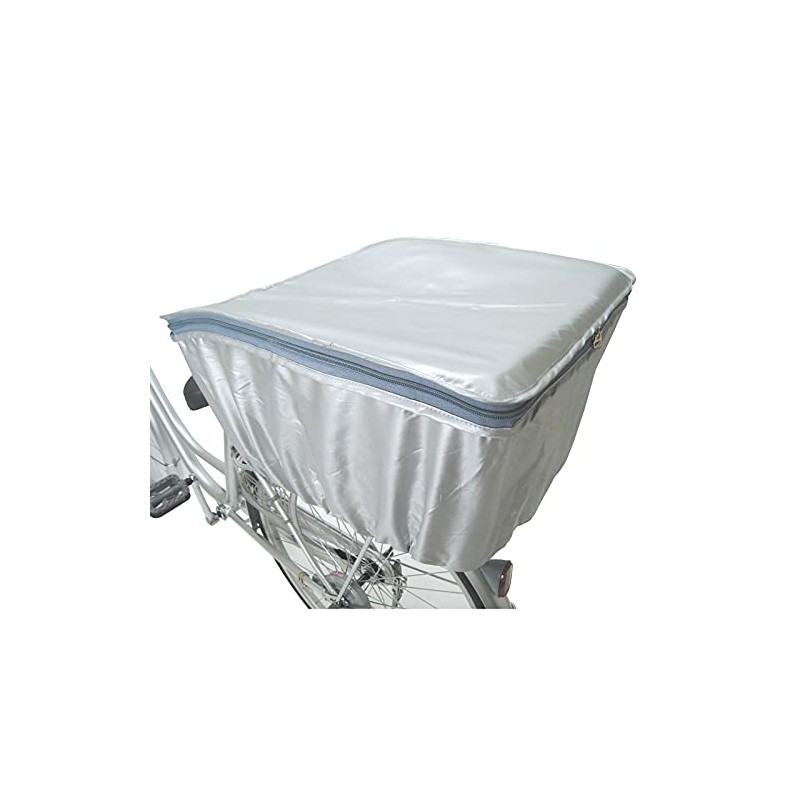 SAGISAKA 34222 Bicycle Basket Cover, Rear Basket Cover, Silver