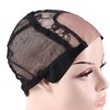 2 Pieces U Part Wig Cap for Making Wigs, Lace