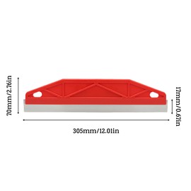 12 inch Paint Trim Guard, Stainless Steel Wallpaper Scraper Skirting Board Painting Guard Multi-Purpose Paint Edging Tool Perfect for Repairing Wallpaper Precision Smearing Repairing