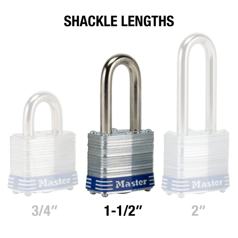 Master Lock Outdoor Padlocks, Lock Set with Keys, Keyed Alike