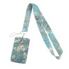 ID Badge Holder Lanyard for Keys Aesthetic Flower Keychain Lanyard